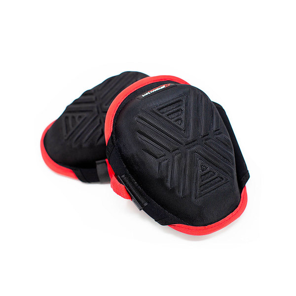 Safe Handler Professional Xtra Strong Gel Knee Pads, Red/Black, PR BLSH-XHD-MFG-KP-10BKR
